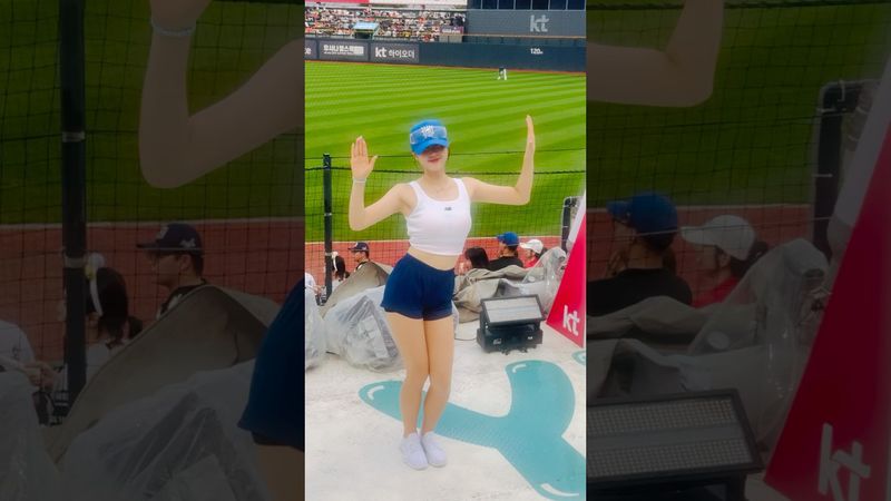 워페 한정 뉴 아웃송 #이금주 #이금주치어리더#ktwiz #kt위즈 #kt위즈치어리더