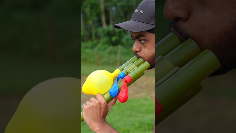 Pure Green Bamboo Creations with three clour Balloone Slingshots #Balloone #Bamboo #Bambooart