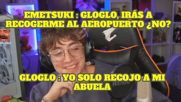EMET LE PREGUNTA A GLOGLO SI LA RECOGERIA EN EL AEROPUERTO