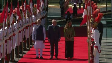 Brazil's Lula welcomes Indian PM Narendra Modi with military honors in Brasilia | AFP