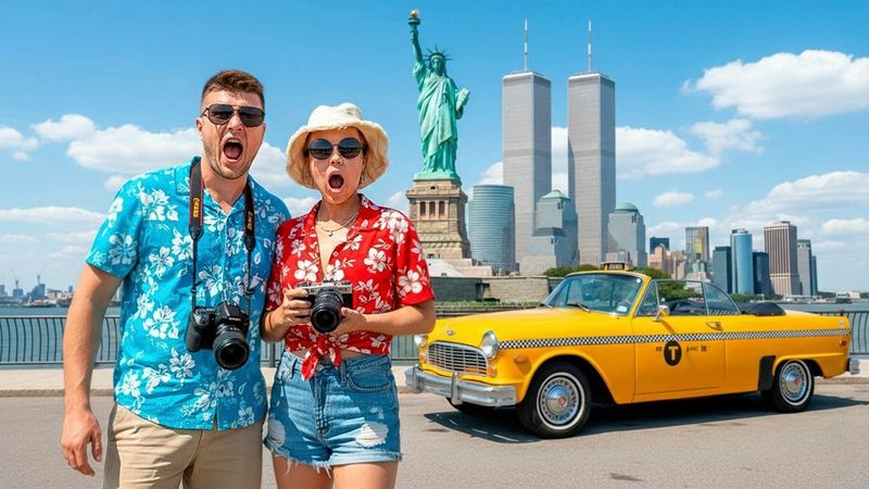 Нью-Йорк до слез! От Башен-близнецов и Статуи Свободы до Титаника и Брайтон Бич. Это Манхеттен