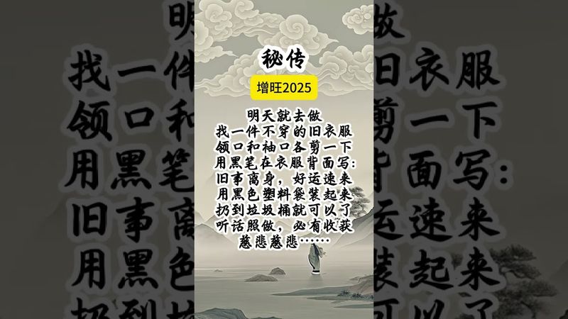 《祝由增幅氣術》如果你想增富添壽！你就這樣做！別問為什麼！#祝由術 #祝由十三科 #願所有人平安健康 #國學文化 #道家文化 #運勢 #正能量 #玄學 #轉運 #添富 #添壽 #去黴運