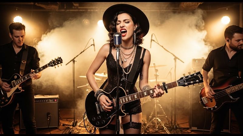 Etta James, Clapton, ZZ Top, Jimi Hendrix Inspired Emotional Lady Blues Rock Nostalgic Night Vibe