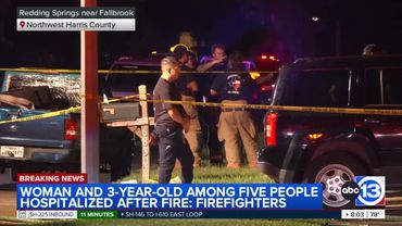 Woman, 3-year-old found unconscious after NW Harris Co. fire, 3 others hurt, firefighters say