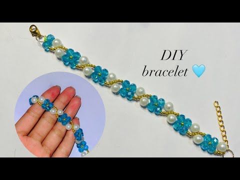 tutorial gelang manik-manik sederhana…🩵