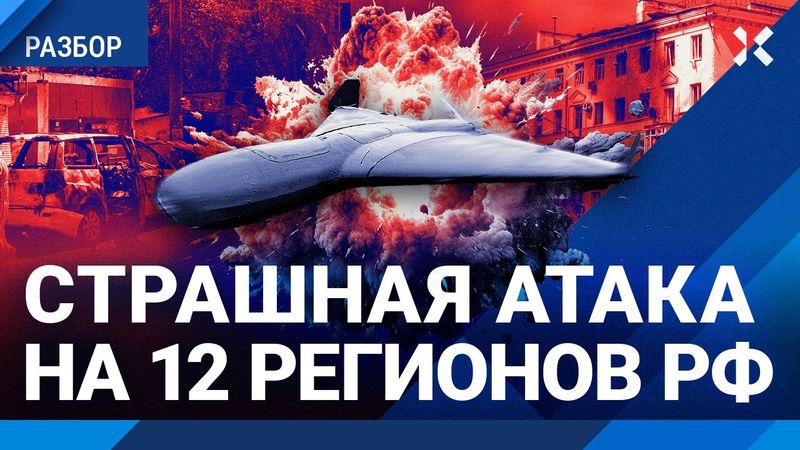 Страшная атака на 12 регионов России: дроны пробивают дома