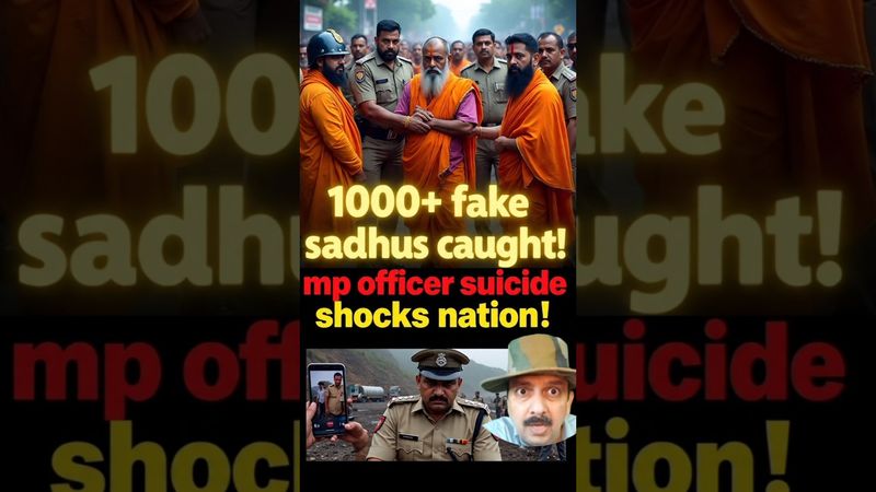 Operation Kalnemi! 1000+ Fake Sadhus Caught & MP Officer Suicide Shocks, Viral Truth Exposed