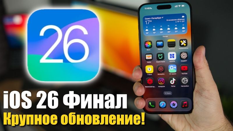 iOS 26 КРУПНЫЙ РЕЛИЗ, МНОГО НОВОГО!