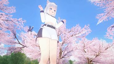 NeNe Cute Giantess Growth dance