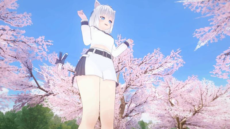 NeNe Cute Giantess Growth dance
