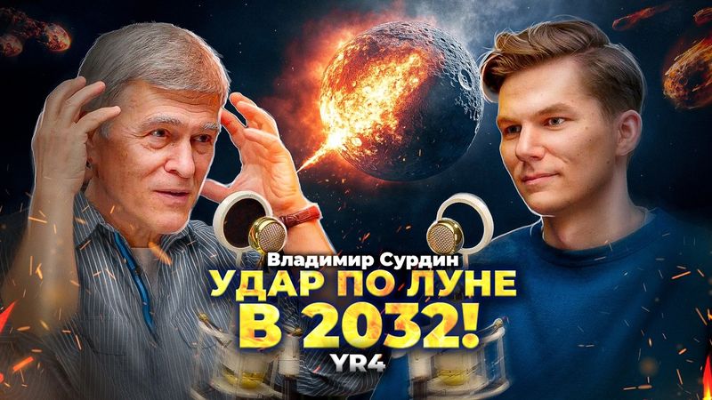 СУРДИН: Космоновости 2025 года — удар по Луне YR4, первичные черные дыры, древние галактики
