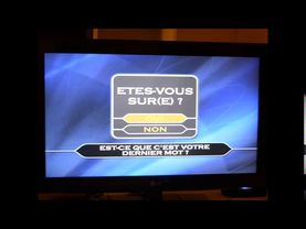 Qui Veut Gagner Des Millions? (Jeu DVD France 4e édition) Est ce que ç'est votre Dernier Mot?