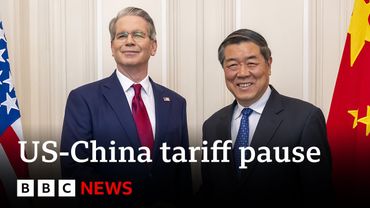 US-China 90-day tariff pause kicks in | BBC News
