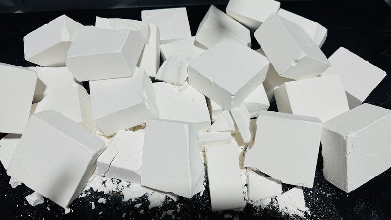 Fresh Crispy Gym Chalk ASMR Crush | Oddly Satisfying ASMR