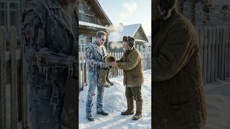 Чем ещё заняться терминатору зимой в деревне?