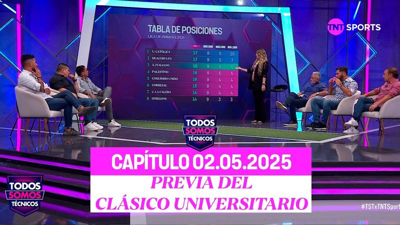 Todos Somos Técnicos - Clásico Universitario: UC defiende la punta ante la U 📈🔥|Capítulo 2 mayo 2025