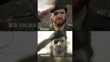 Snake Salutes The Boss's Grave Scene Comparison Metal Gear Solid Delta Snake Eater vs MGS3