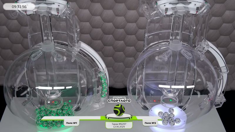 Столото представляет | Лотерея «Большое Спортлото». Тираж № 2297 от 12.06.2025 г.