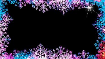 SNOW BORDER BLACK SCREEN EFFECT