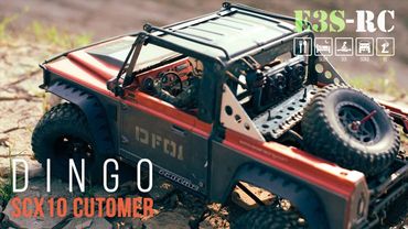 E3S-RC Off-Road Action! Land Rover Defender Offroad 4x4 Crawler/ Dingo SCX10 Customer
