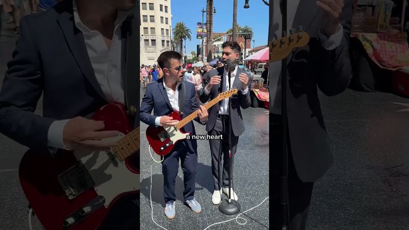 this song is called New Heart❤️‍🩹 Throwing a Water Balloon Then Pretending to Sing in Public Part😭