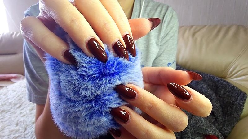 ASMR 💙 | Massage, Stroking, Fluffy microphone 😌