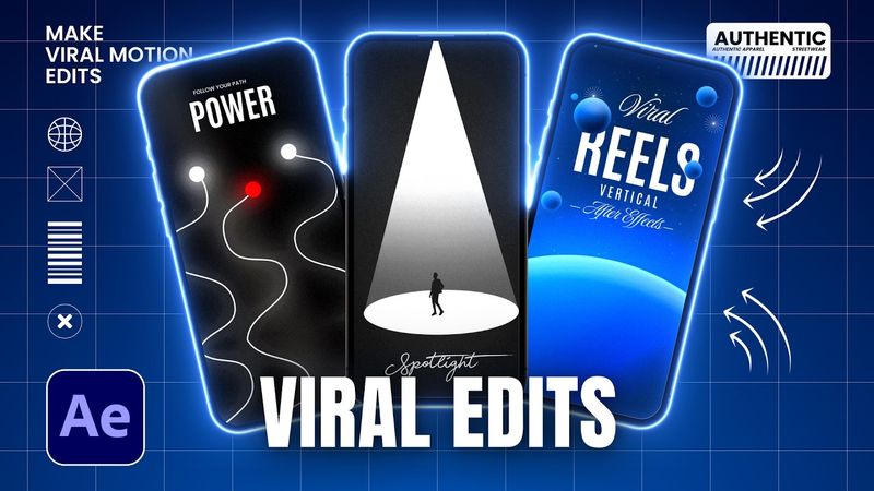 5 VIRAL Motion Graphic Edits in After Effects