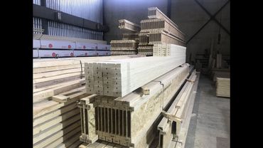 ДЕРЕВЯННЫЕ ДВУТАВРОВЫЕ БАЛКИ. Процесс производства поэтапно.