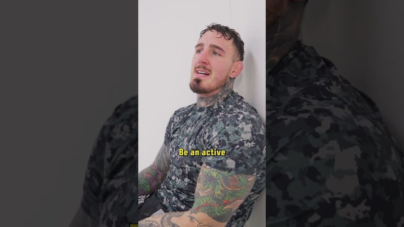 Tom Aspinall is locked in on Ciryl Gane! 🚨 #ufc321