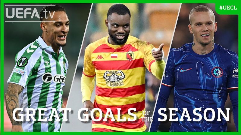 2024/25 Conference League Great Goals of the Season | Antony, Pululu, Mudryk...