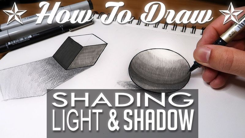 HOW TO DRAW - Shading Light & Shadow