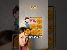 Squid Game Challenge🆘😭IMPOSSIBLE😭#shorts