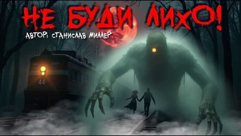 КОГДА ПОЕЗД ПРИВЕЗ НЕ ТУДА. НЕ БУДИ ЛИХО. СТРАШНАЯ ИСТОРИЯ.