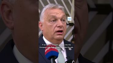 Hungary's PM Viktor Orban once again rejected the idea to let Ukraine join the European Union