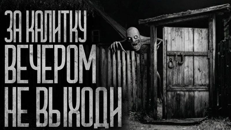ЗА КАЛИТКУ ВЕЧЕРОМ НЕ ВЫХОДИ! Страшные истории и страшилки.