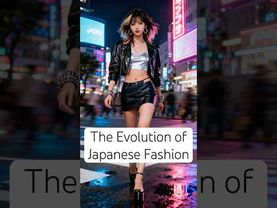 The Evolution of Japanese Fashion 🇯🇵 #fashion