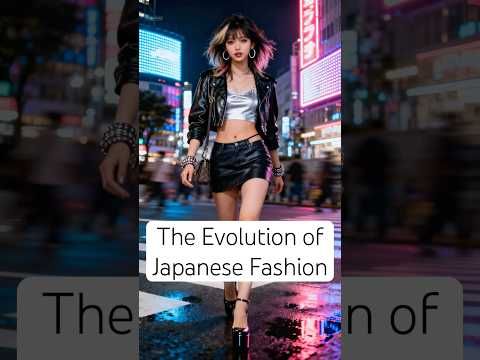 The Evolution of Japanese Fashion 🇯🇵 #fashion
