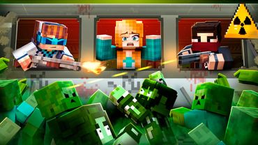 ☢️ЗОМБИ-АПОКАЛИПСИС [6 ЮТУБЕРОВ VS БУНКЕР] + Нейзи, Лололошка, Викоси, Фиксплей, Кабан