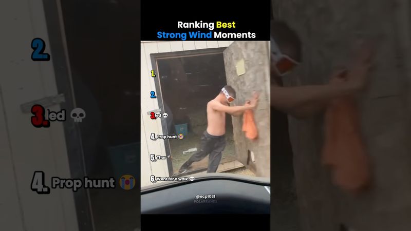 Classifica dei migliori momenti di vento forte di sempre 😭