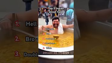 Top 5 Indian Street Food ! #funny #india #trynottolaugh #indianfood #indianstreetfood #ai #sora