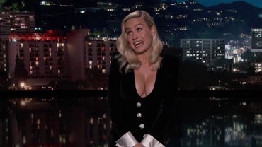 Brie Larson sexy in a dress with insane cleavage edit [Part 2]