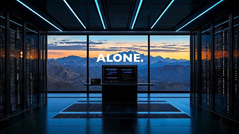 ALONE: Secret Data Center 9 | Relaxing Ambience for Focus & Sleep