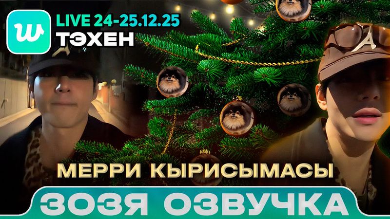 Ви LIVE 24-25.12.2025 | С РОЖДЕСТВОМ! | Озвучка Зозя 🤡 ПЕРЕВОД НА РУССКОМ
