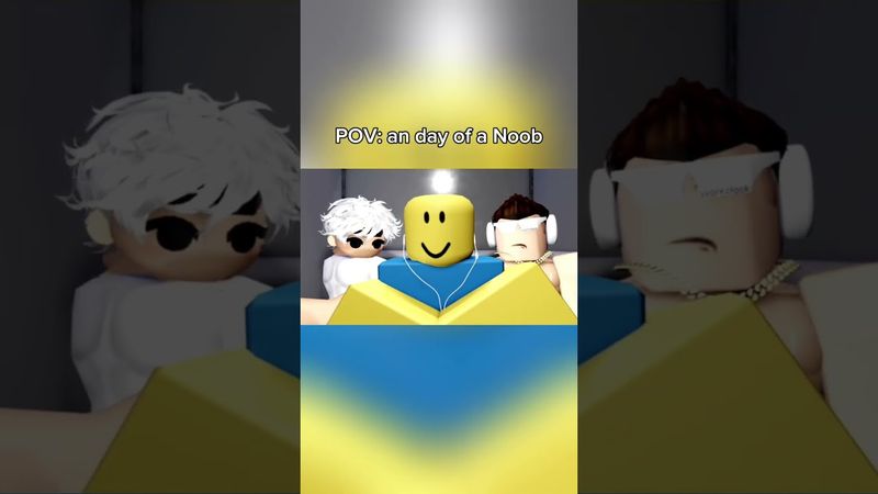 A day of a Noob.. #shorts #roblox #animation