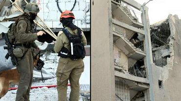 Emergency teams search the rubble in Haifa after Iranian missile barrage | AFP