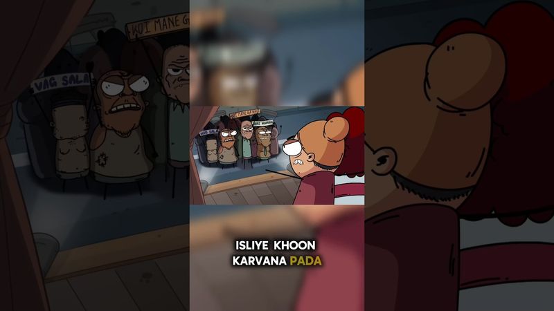 Horror Shows Ka Roast 🥀😎💫 #shorts #animation #attitude