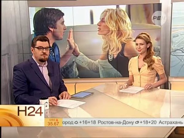 Александра Михайлова "Прогноз погоды-Новости 24" (21.04.2014)