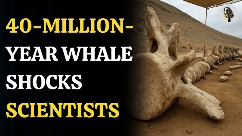 40-Million-Year-Old Whale Shocks Scientists – Bigger Than the Blue Whale?| WION Podcast