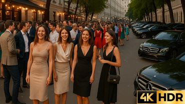 🇷🇺 4K HDR Вечер пятницы. МОСКОВСКИЙ вайб  - Патрики, Малая Бронная, Большая Никитская.