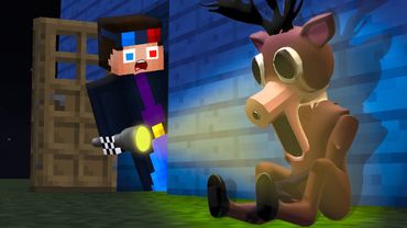 🔦КТО ОСТАВИЛ ОЛЕНЯ У МЕНЯ ПОД ДВЕРЬЮ В МАЙНКРАФТ? ШЕДИ 99 НОЧЕЙ В ЛЕСУ MINECRAFT